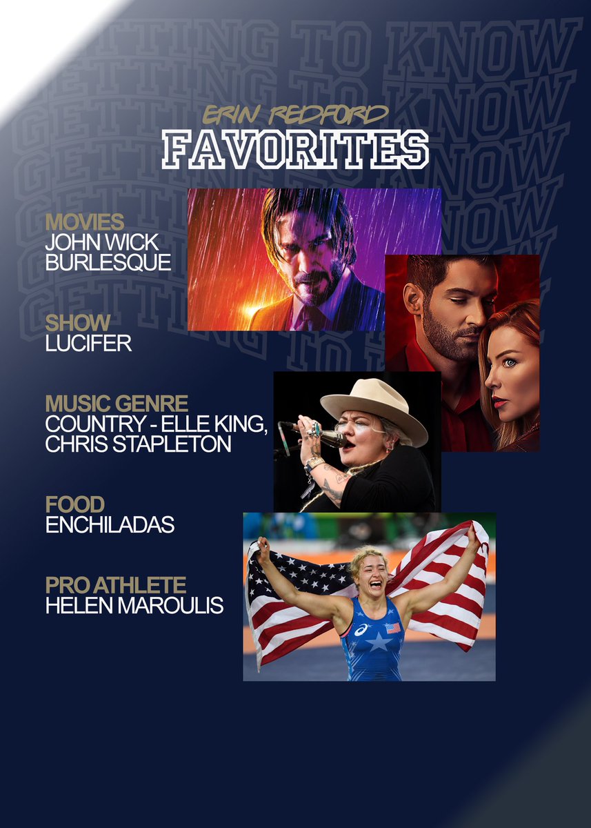 EOUAthletics's tweet image. She was a state champ in HS 🏆 and her brother is on the men’s wrestling team. Get to know Erin Redford 🤼‍♀️

 #MountUp #GettingtoKnow