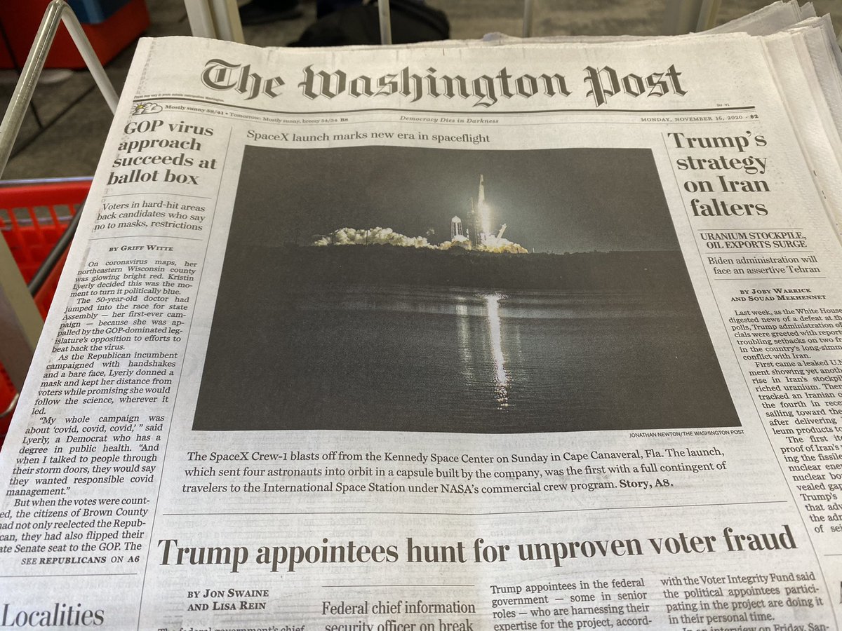 If you read  @nytimes  @wsj  @washingtonpost  @FT front pages today, is it clear this  @POTUS & leaders in his regime are pressuring state election officials to invalidate legal ballots to reverse the election?Alt headline:GOP LIES ABOUT FRAUD, TRIES TO DENY LEGAL VOTES IN GEORGIA