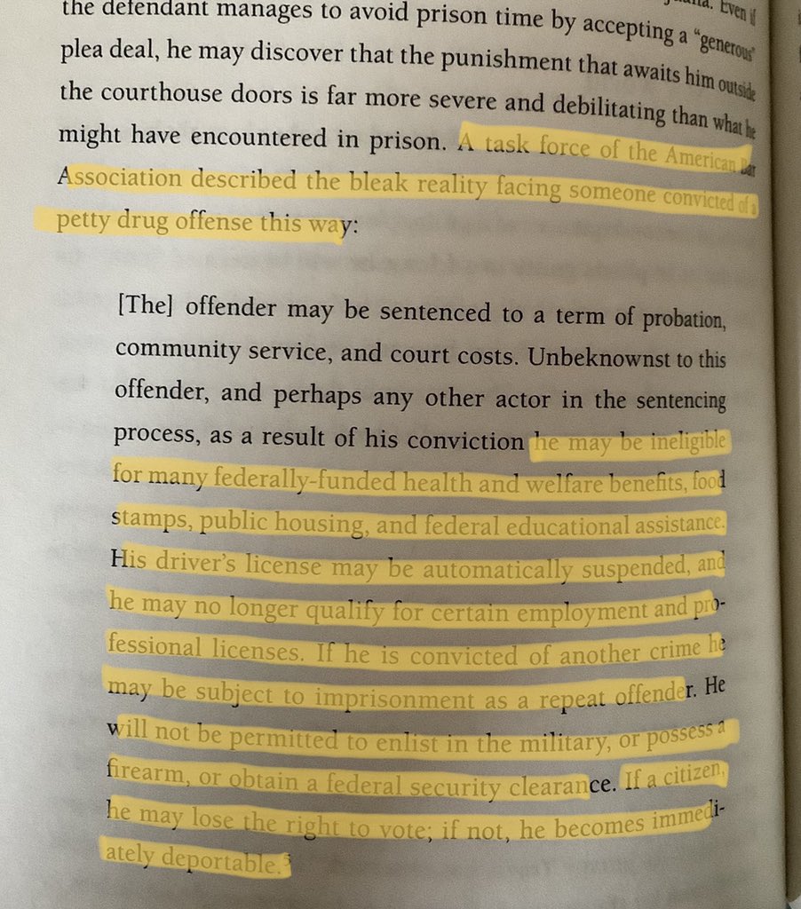 mr2229a's tweet photo. This here is demonstrating the cycle those convicted of drug offenses face. This seems bad but it is even worse for black people. https://t.co/Er3vvwgMeM