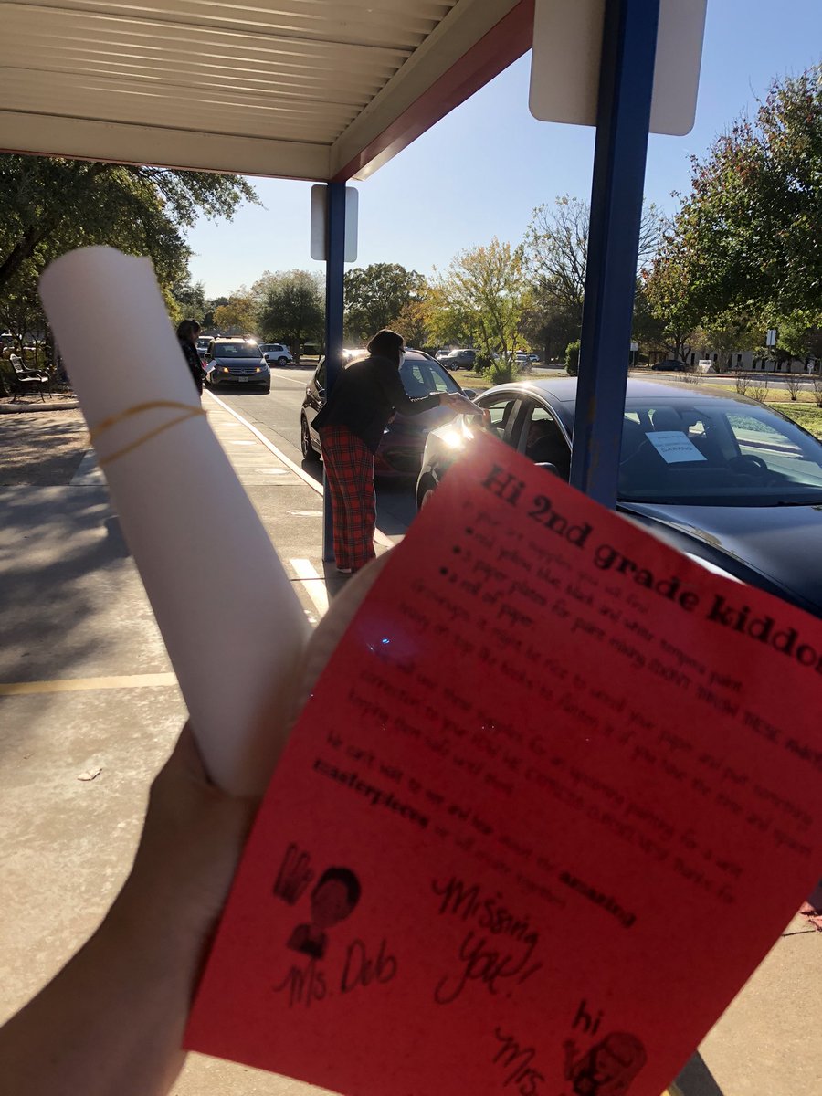 creativity_hive's tweet photo. #Proud that we distributed paper and tempra paint to 100 2nd graders #VirtualLearners this afternoon @SpicewoodPYP  for an upcoming #HowWeExpressOurselves #swesARTconnection !! #GratefulSWES https://t.co/VShJQMGQ25