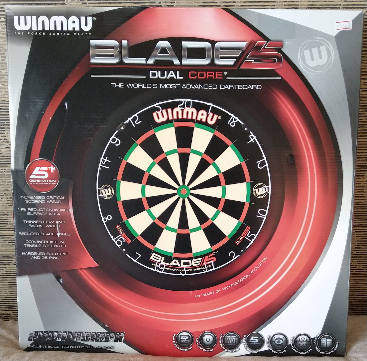 darts_noonteku2's tweet photo. こないだ肩にめり込んでたのはコレ💘
#WINMAU
#BLADE5DUALCORE
#winmaublade5dualcore https://t.co/ot63VIPUyU