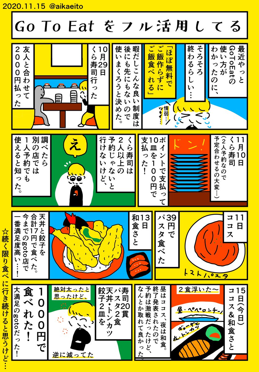 Go To Eat をフル活用してる 