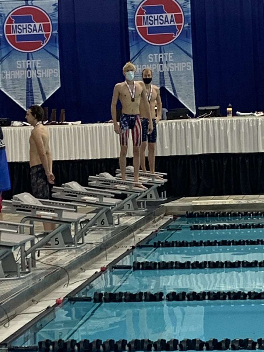 Scott Doll is FIRST TEAM ALL STATE IN THE 100 BR!! Scott gets his second top 8 finish of the day as well!