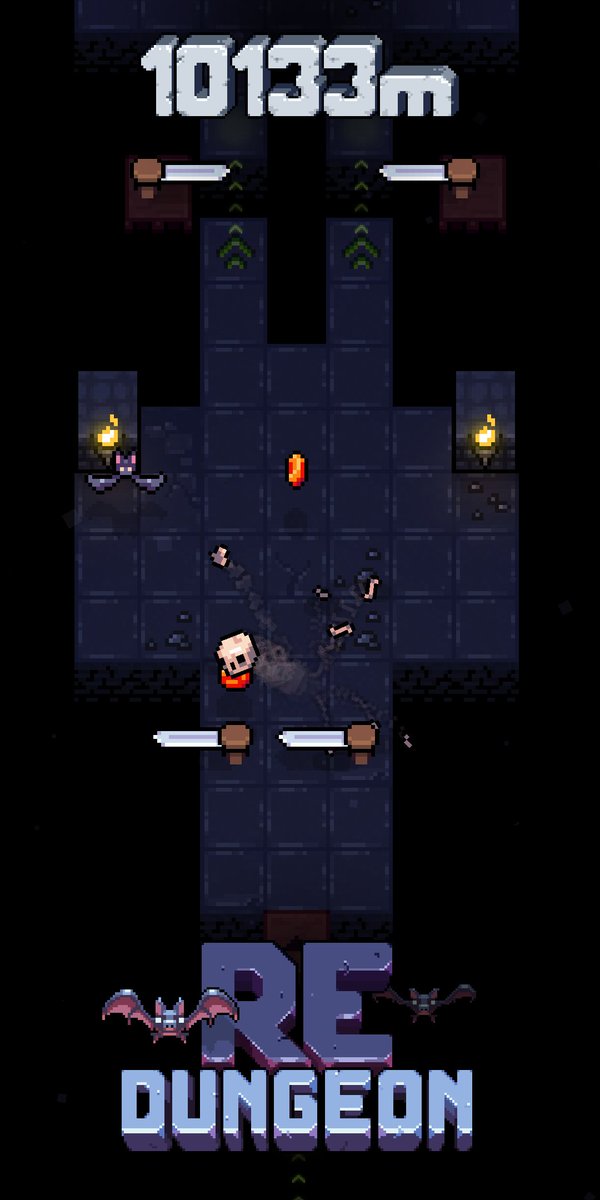 danx505's tweet photo. Game over, GG c: I walked 10133m in #Redungeon! #Eneminds #Nitrome Google Play: https://t.co/NSSw6QvY3V https://t.co/LztQX6nQlX
