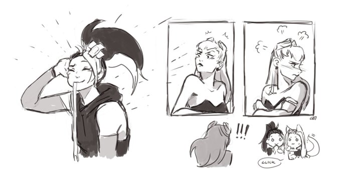 the aftermath - (not really much of a #VILLAIN huh) #KDA #EVELYNN #AKALI #akalynn #AHRI #KAISA https://t.co/FmM6jhJqSH 