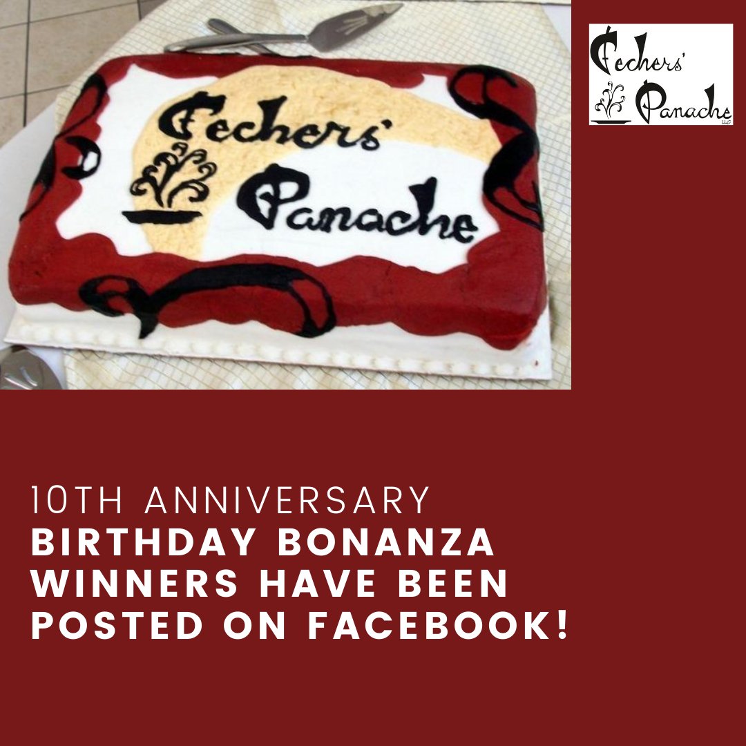 #birthdaybonanaza #10years #fecherspanache