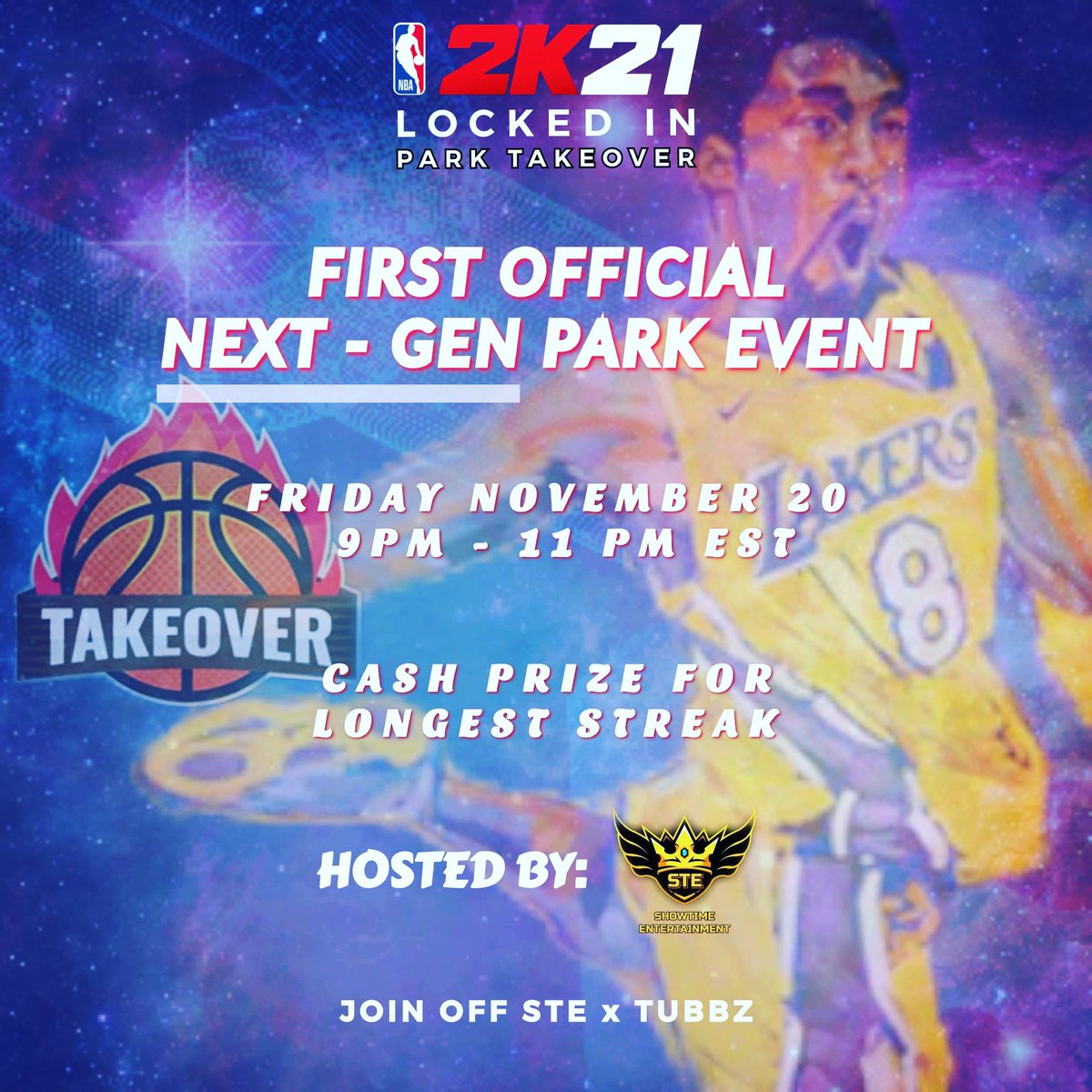 DmvSte's tweet photo. We on Both Consoles come to the event!!!!! Inbox π₯ for details!! π₯π₯
#nba2k21 #2kclanlife #STEontop #STE4L #xboxonly #xboxseriesx #xboxseriess #xbox #2k21 #mypark #2kcity #mycity #beastintheeast #myplayer #compleague #mycareer https://t.co/6IKy8baCs8