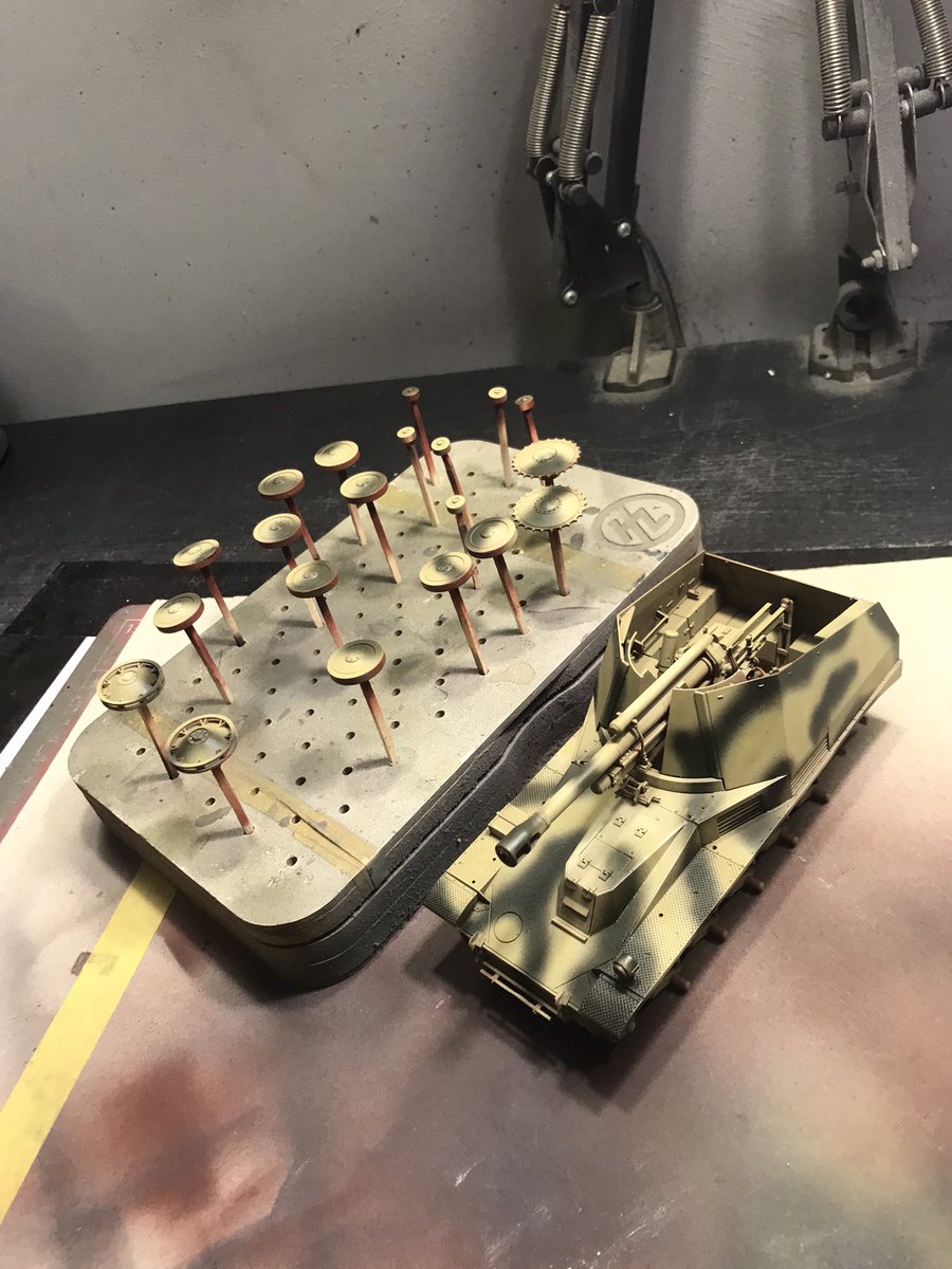 Camo all done next to add chips and scrapes then decals