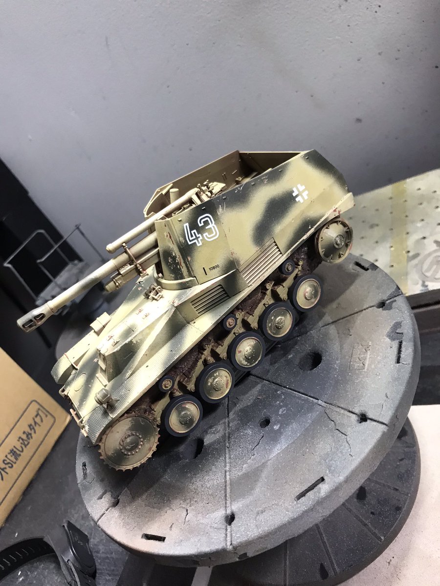 Camo all done next to add chips and scrapes then decals