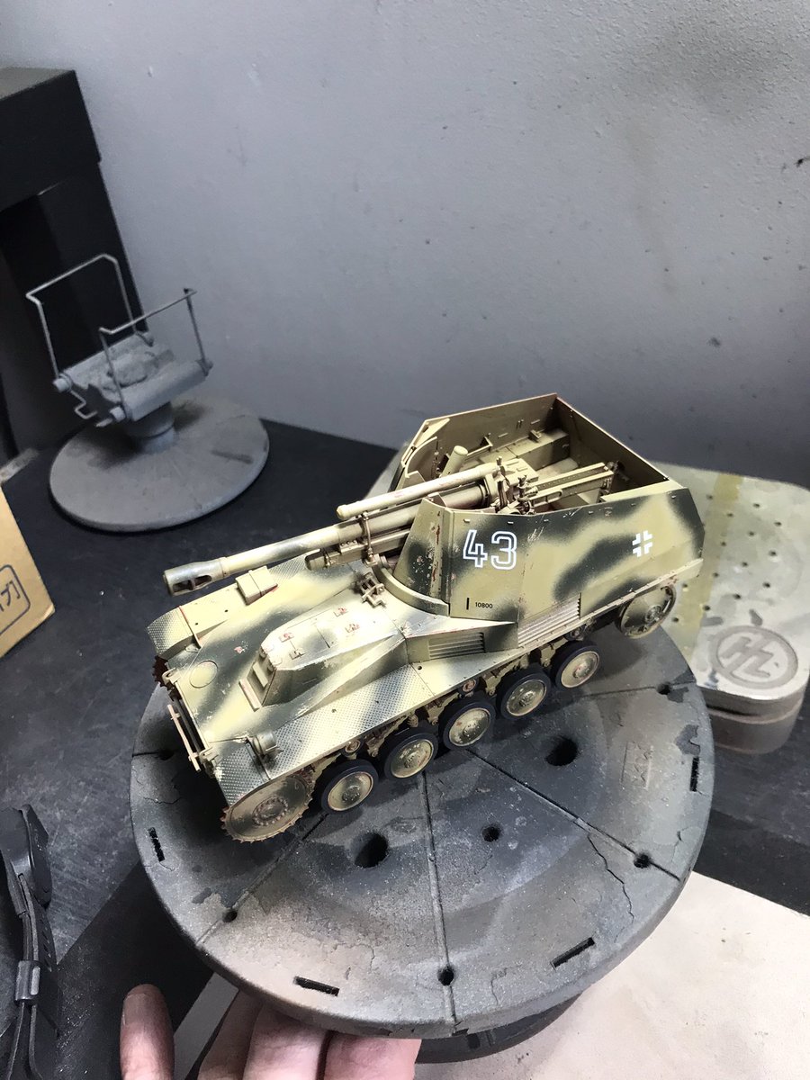 Camo all done next to add chips and scrapes then decals