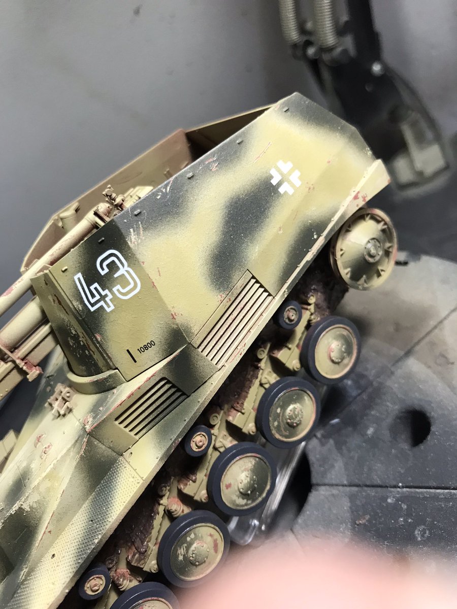 Will start to pick small detail out tomorrow and paint up the tools etc