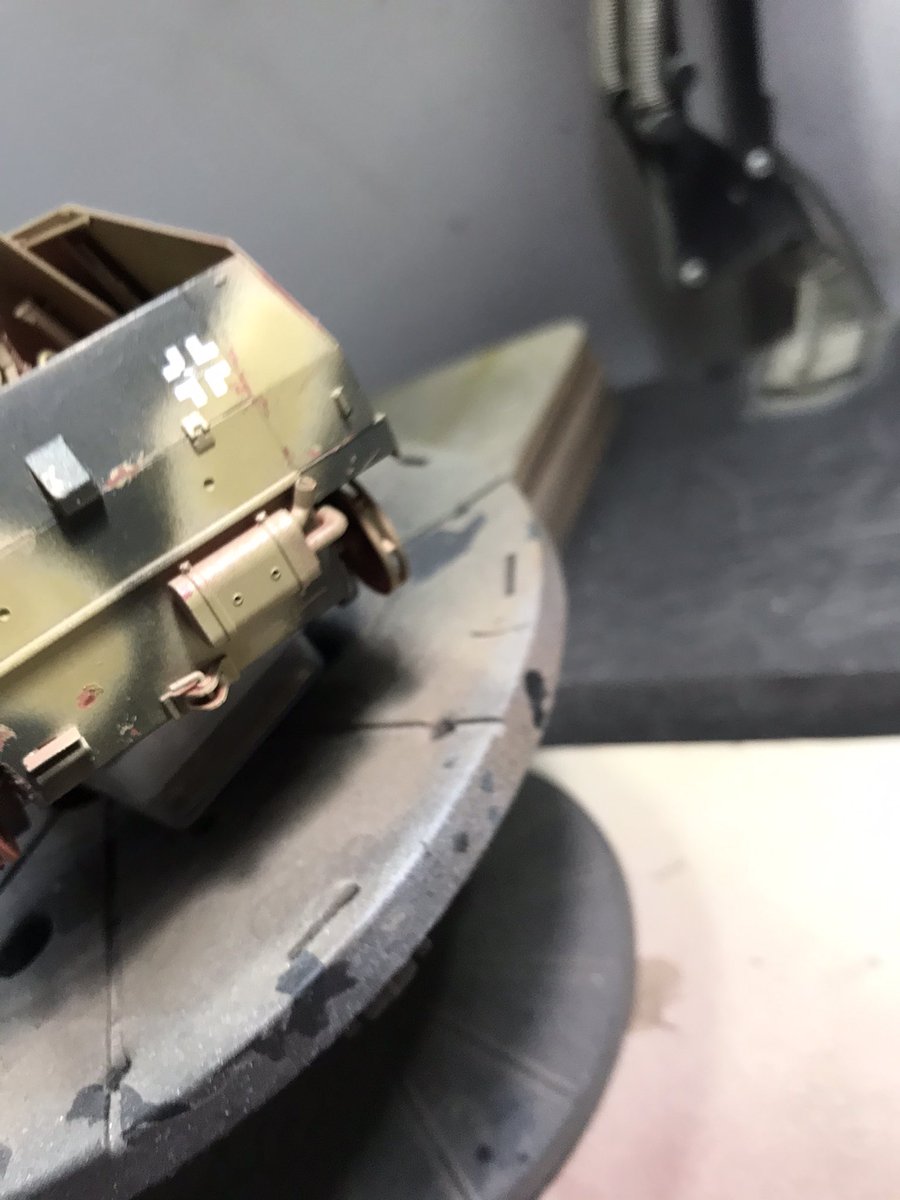 Will start to pick small detail out tomorrow and paint up the tools etc