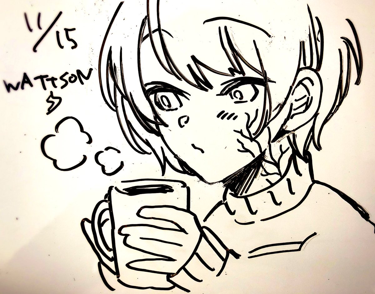 #今日のホワイトボード
☕️⚡️ 