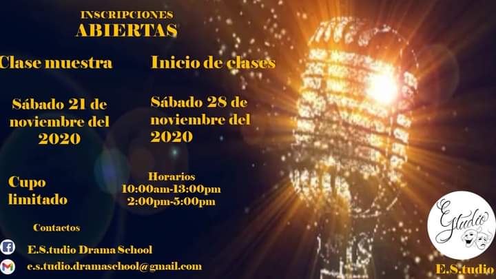 SALINASACTOR's tweet photo. Amigos la cuenta regresiva llego a su fin, les presento: E.S.TUDIO DRAMA SCHOOL. una nueva aventura que comenzamos ya.

https://t.co/qg2mMwuTxv https://t.co/a3469paxVE