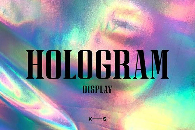 chrisbmarquez's tweet photo. Hologram by KAZER STUDIO #font #serif #modern #retro -  https://t.co/ZOSRnAYQKp https://t.co/UlsIJ6hFFn
