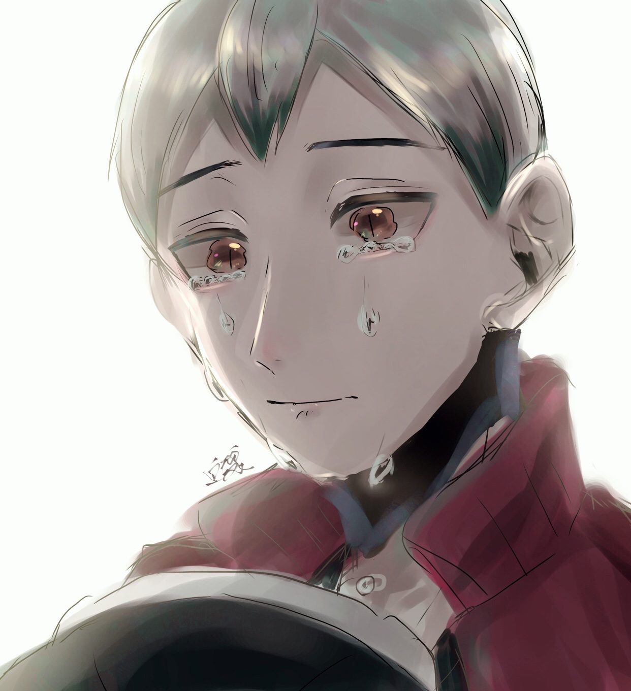 しろあい 綺麗だった泣き顔 イラスト好きな人と繋がりたい 絵描きさんと繋がりたい ハイキュー好きさんと繋がりたい 北信介 ハイキューイラスト タグ乱用 T Co A8geibsfyb Twitter