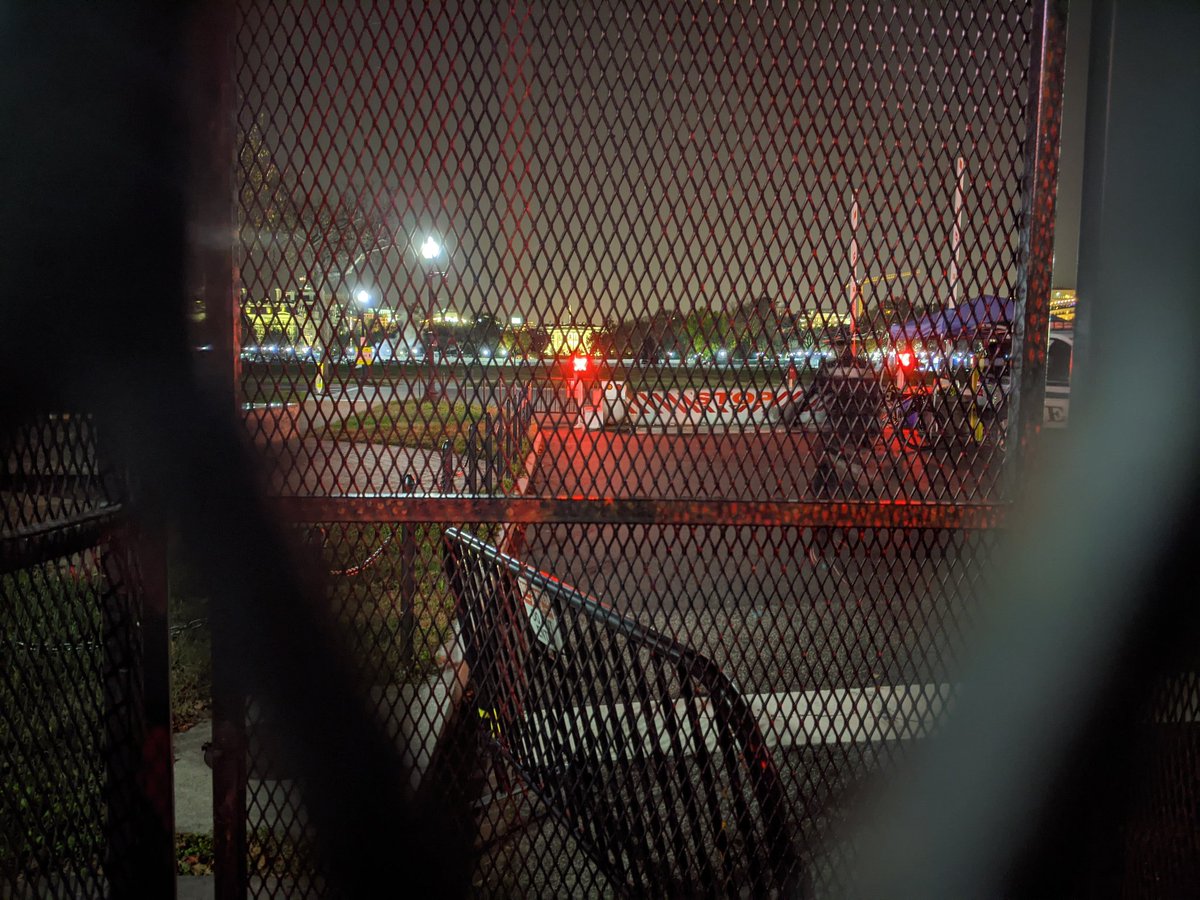 That blob in the distance is the White House. As a lifelong fan of dystopian fiction I'm pretty here for this. As a person who lives in America, a bit less so