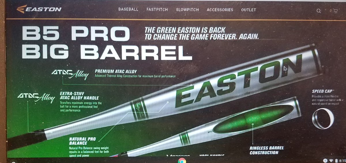 765Jason's tweet image. This is totally awesome.  One of my favorite bats. Great memories are back. Next is the original "Black Magic" thanks @Easton_Baseball.  Good for the soul!