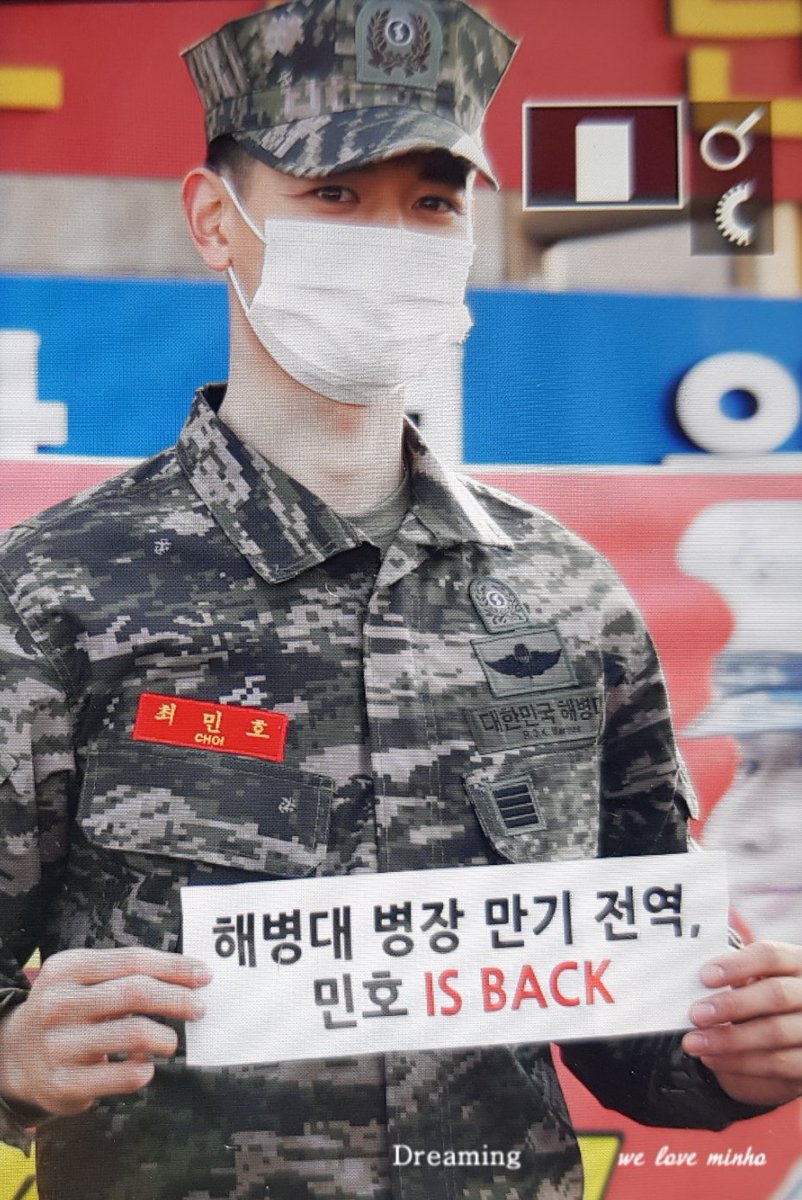 dreaming1209's tweet photo. 201115 해병대 전역식 민호 IS BACK🥳 https://t.co/SPQOBudy8f