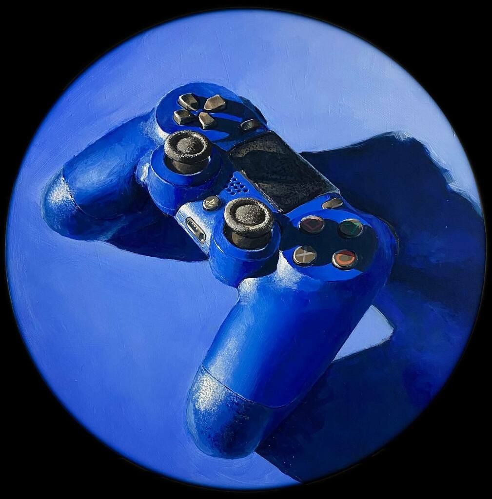 CthulhuKisses's tweet photo. RIP ps4
Acrylic on 12” round panel
#acrylicpainting #stilllife #stilllifepainting #acryliconwood #acryliconwoodpanel #trekellartsupplies #ps4 #ps5 #dualshock #dualshock4 #dualshockcontroller #ps4controller #videogames https://t.co/Dj7DjlYlfY https://t.co/GWWEMCcTBj