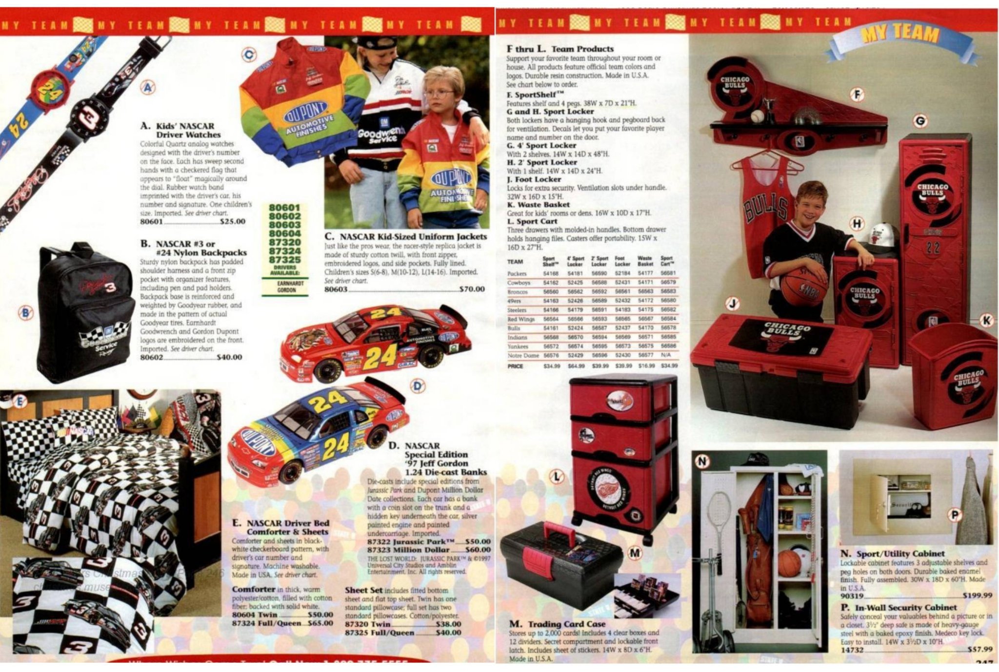 nascarman on Twitter "1998 defined by one page in the Sears catalog