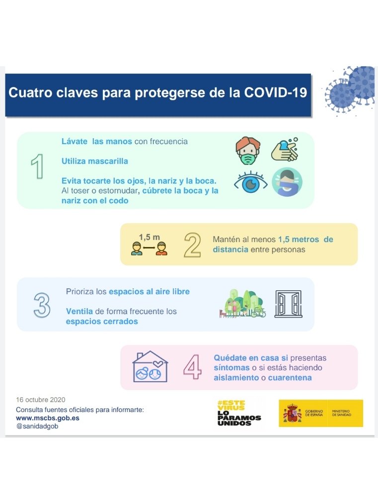 092ponferrada's tweet photo. 📖 BOCyL publica suspensión de permisos y descansos del personal sanitario👩‍⚕️🏥.
Otra vez un esfuerzo extra.
Los 👏🏼 están muy bien, pero tenemos que ayudarles. Solo tienes que hacer una cosa, ¡Cumplir las normas!👇🏻 https://t.co/jGLY228vFK
