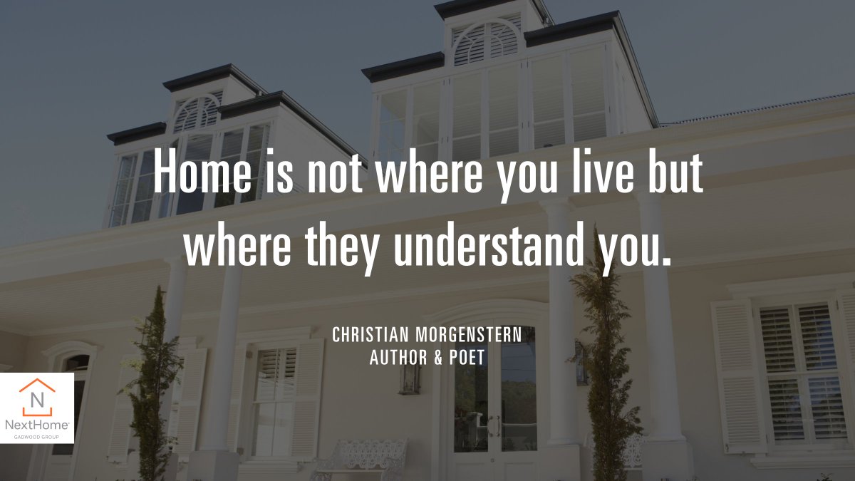 team_fultz's tweet photo. #Home is not where you live but where they understand you. - Christian Morgenstern, Author &amp; Poet

We've got the #basescovered to get you #HOME! 
(913) 205-8225 | https://t.co/9dAuSkASiS
 
#TeamFultz
#NextHomeGadwoodGroup
#inspiration
#wisdom
#home
#homesweethome
#noplacelikehome https://t.co/nJC4zOVnim