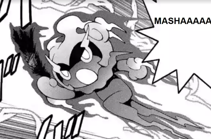 These are my favorite Marshadow manga pictures/pages. He really did received alot more in the manga over the actual anime. 