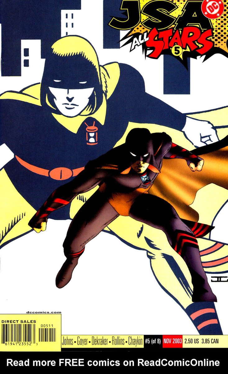 One of the best stories during the JSA era was Rick in the JSA all stars mini, the mini was made of self contained stories about various JSA characters. Hourman issue was one of the best.