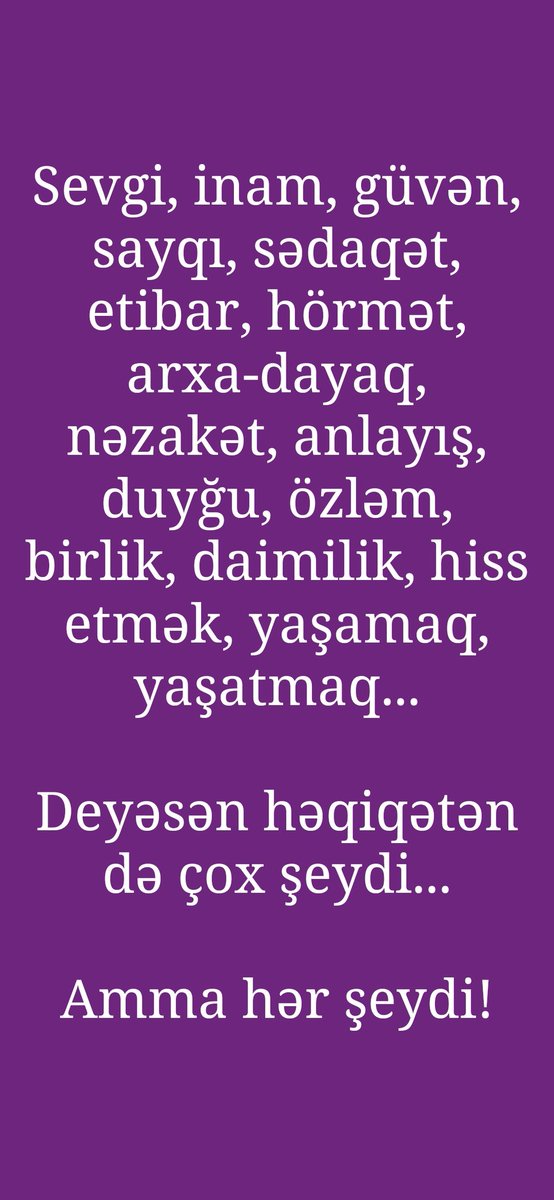 Amma hər şeydi! ❤️