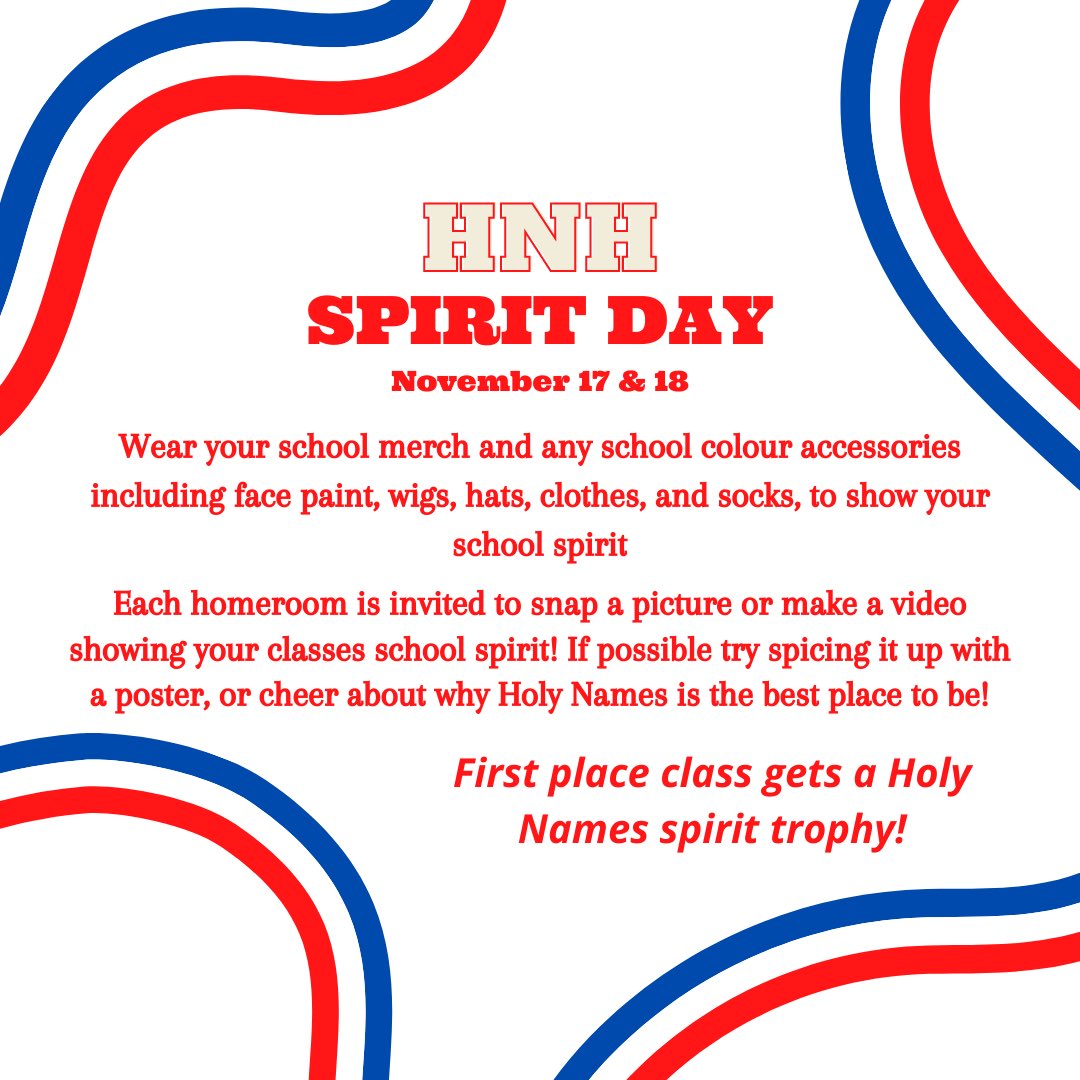 HNHKnightsLife's tweet photo. SPIRIT DAY!! Go all out in HNH colours ❤️🤍💙 https://t.co/BdHFhWBLJw