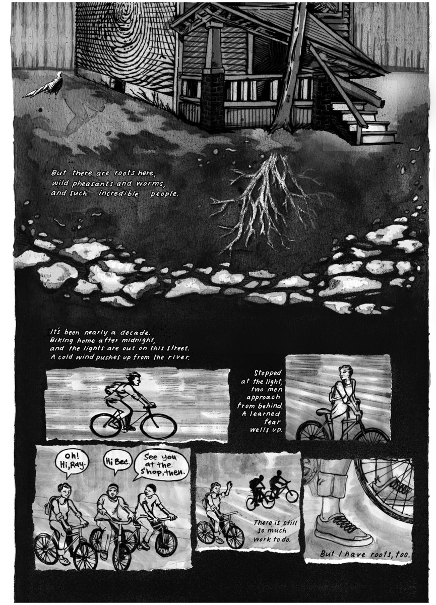 SethTobocman's tweet photo. Looking toward the future: https://t.co/YrPtPHq6m9 #art #comics #DumpTrump #Anarchy #BlackLivesMatter #SethTobocman #SandyJimenez #ColleenTighe #Politics #lifeafterlockup #ABOCOMIX https://t.co/0iAjP4tc26