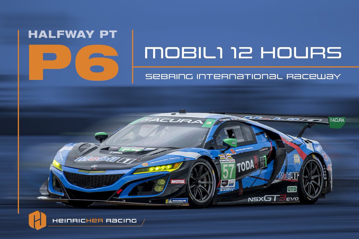 Heinricher Racing (@heinricherraces) on Twitter photo Still pushing forward at 6-hour mark!
🔸
<a href="/exxonmobil/">ExxonMobil</a> #racing #motorsport #imsaracing #acura #acuransx #mobil1 #rollingreens #hondahpd #womeninmotorsport Still pushing forward at 6-hour mark!
🔸
<a href="/exxonmobil/">ExxonMobil</a> #racing #motorsport #imsaracing #acura #acuransx #mobil1 #rollingreens #hondahpd #womeninmotorsport