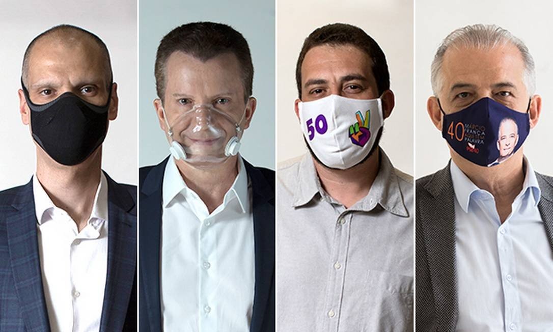 OGloboPolitica's tweet photo. Datafolha SP: @brunocovas segue na liderança, e briga por segundo lugar continua embolada. https://t.co/JtHnc56a95 https://t.co/iVAhQpgDKn