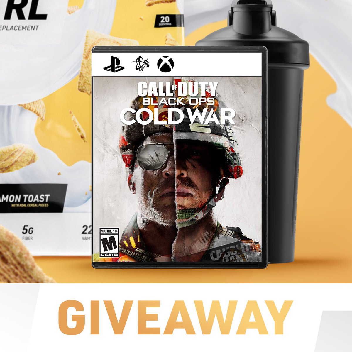 DrinkCTRL's tweet image. 📣 COLD WAR GIVEAWAY TIME 📣

We’re looking to give a copy of Cold War + a Sample Kit to 1 lucky winner. How to enter:

1. Retweet this tweet
2. Follow
3. Check back Monday to see if you won 😘