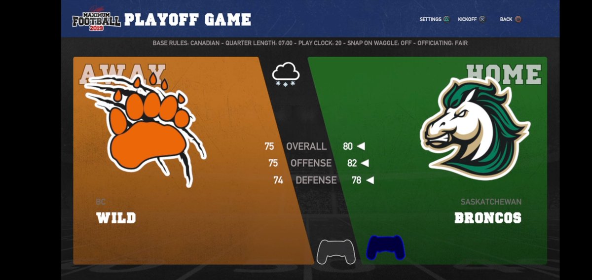 eAthletes_eACF's tweet photo. #eACF West Division Finals ๐๐๐๐บ
๐ #BC (7-9) @ #Saskatchewan (11-5)
Pyatt ๐ (BC);
Dubois ๐ (SSK)
#Streaming @
https://t.co/FgGrca0Mel
๐ฎ#eSports @MaxFootballGame
#CFL #Lions #Riderville #PS4Live #Twitch #CanadianFootball #SupportSmallStreamers
๐๐๐ https://t.co/eMsfEh79E6