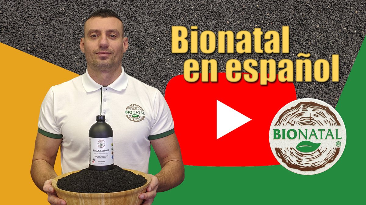 BionatalI's tweet photo. New BioNatal Black Seed Oil YouTube Channel in Spanish https://t.co/PejeTBupdh  #blackseedoil #nigellasativa #cuminonegro #ayurvedic #holistic #bionatal https://t.co/9TlutjeRYO