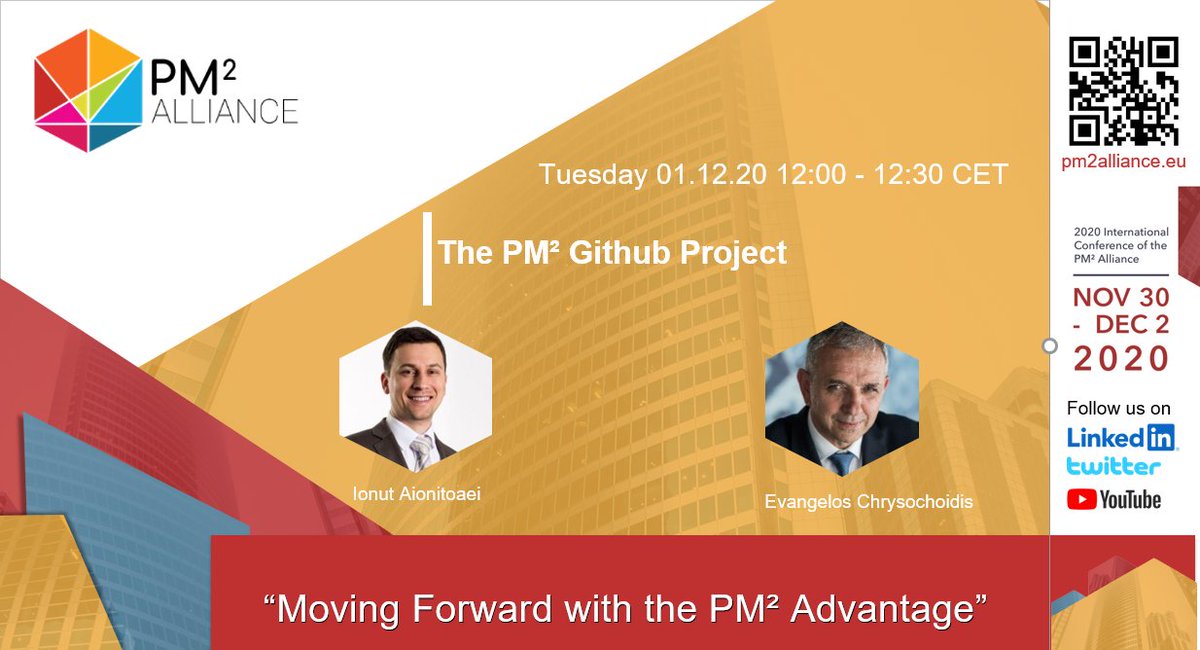PM2Alliance's tweet photo. Have you heard about the PM² Github Project? Join the PM² Alliance 2020 International Conference and the session on PM² Github Project to find out.
🗓 01/12/2020🕧12:00- 12:30
#pm2 #pm2alliance #openpm2 #projectmanagement #OneProjectAtATime #pm2conference2020 https://t.co/AKsu55Za1r