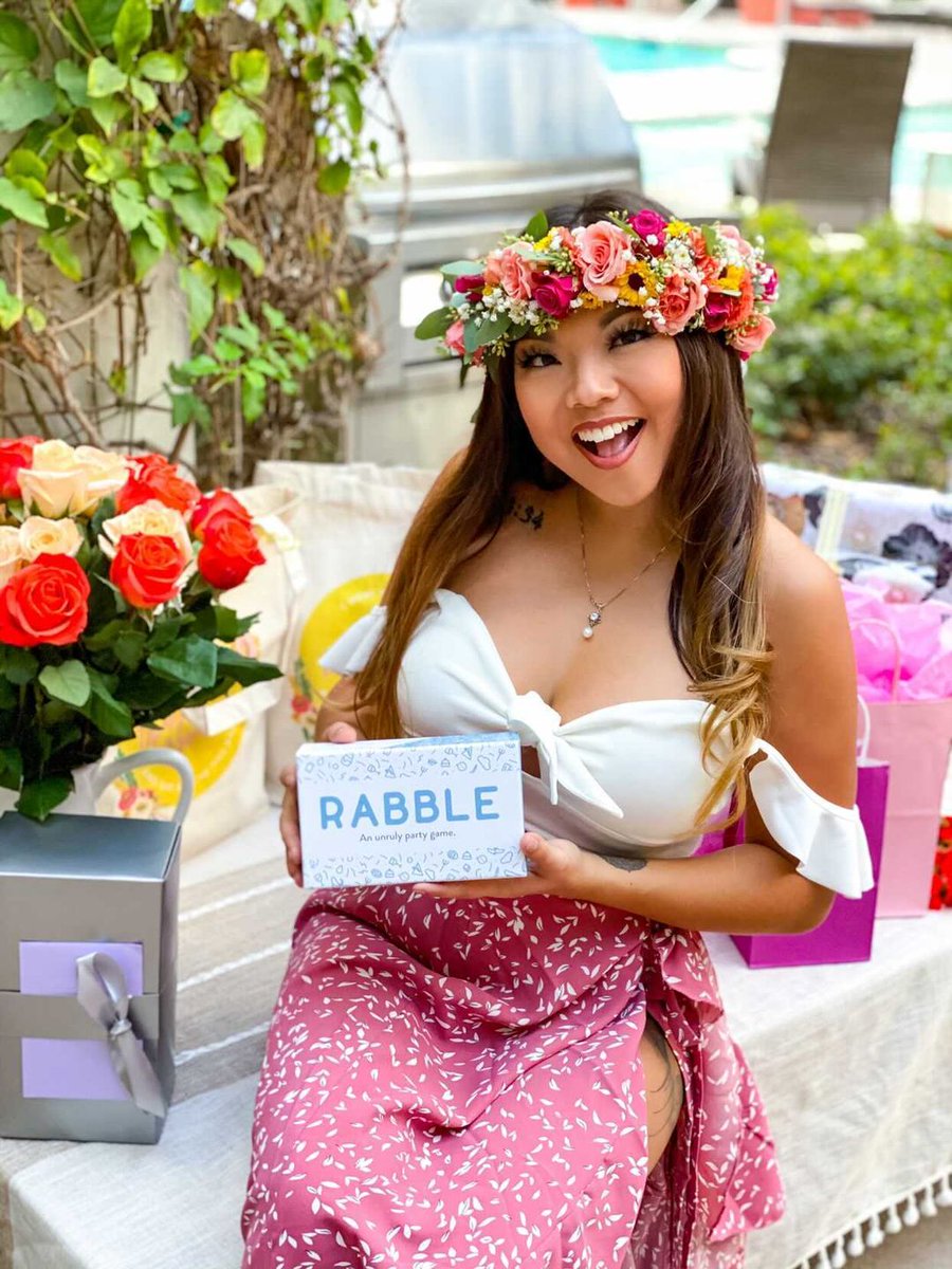 Nothing gets the party going like a wild game of Rabble. Thank you Yumi for including us in your birthday celebrations!