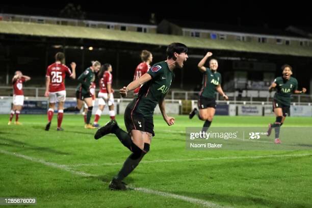 Plenty of action in the second half & MEGA celebration images from  @NaomiBkr of Ashleigh Neville of Spurs  Ending as another draw in  #WomensFootballWeekend! 