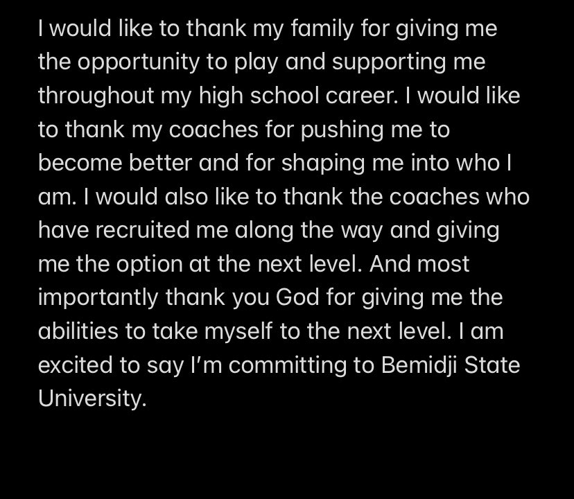 Current_Alex's tweet photo. Blessed and thankful for the future!
@CoachLucch @CoachKrauseMHS @KH_Pike @CoachHeinBSU @CoachRyanOlson @CoachBolte https://t.co/3fHe49QplL