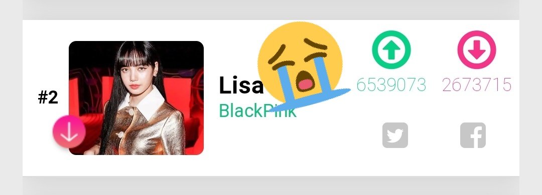 [King Choice] 201115

Lisa is in 2nd place, please lilies keep voting for Lisa.😭

Poll closes Nov. 15:
🔗kingchoice.me/topic-the-quee…

- Admin MY
블랙핑크 리사 #리사 #LISA <a href="/BLACKPINK/">BLACKPINKOFFICIAL</a>