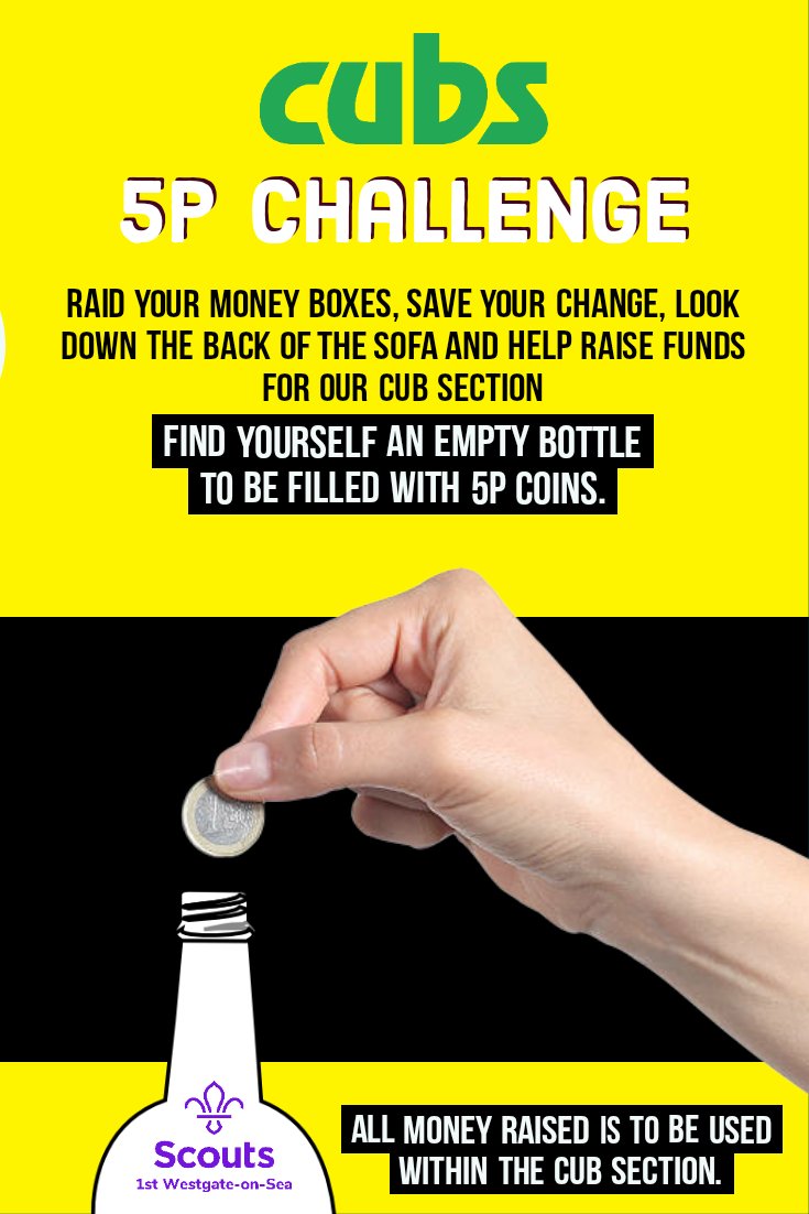 Our cub Section launched there fundraiser