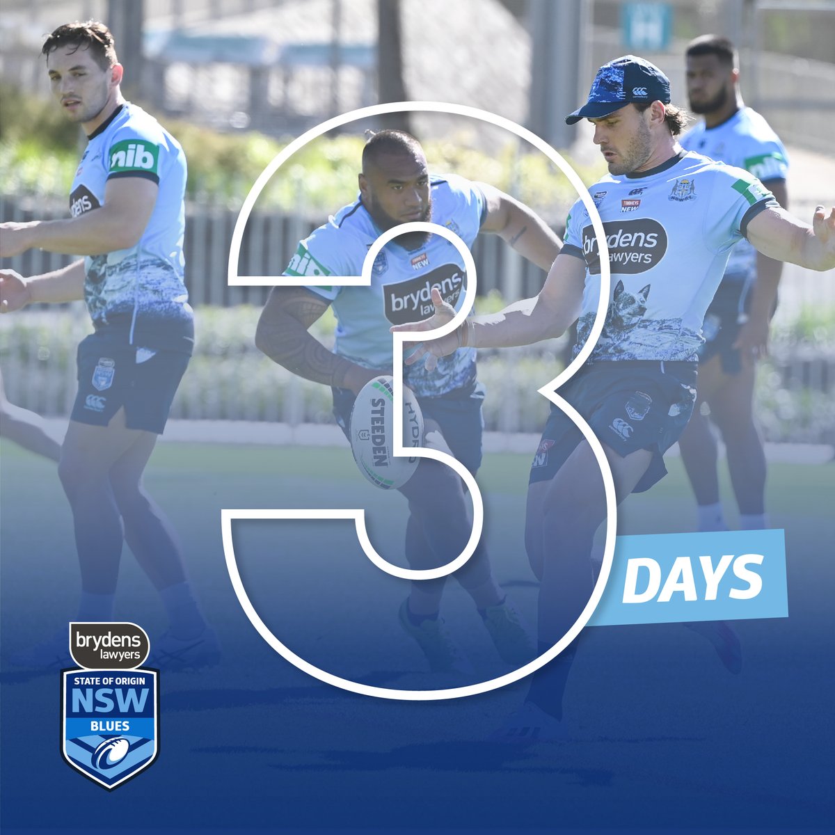 BrydensLawyers's tweet photo. ๐ต๐ต THREE DAYS TO GO UNTIL STATE OF ORIGIN GAME III ๐ต๐ต
#BrydensLawyersWEDO #CommitProtectSucceed #StateOfOrigin #UpTheBlues #OriginIsOn #Origin https://t.co/vUzCfMif1m