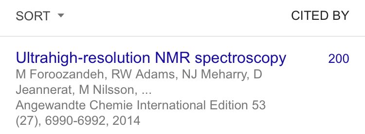 ralphwadams's tweet photo. I’m super psyched that this work just reached the 200 citations milestone. https://t.co/yDJVOb5ah5 #NMRchat #PureShift https://t.co/LkqSPzQHre