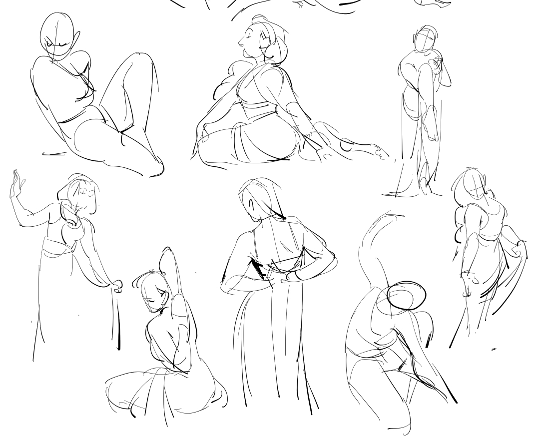 life drawing
(1-7min poses) 