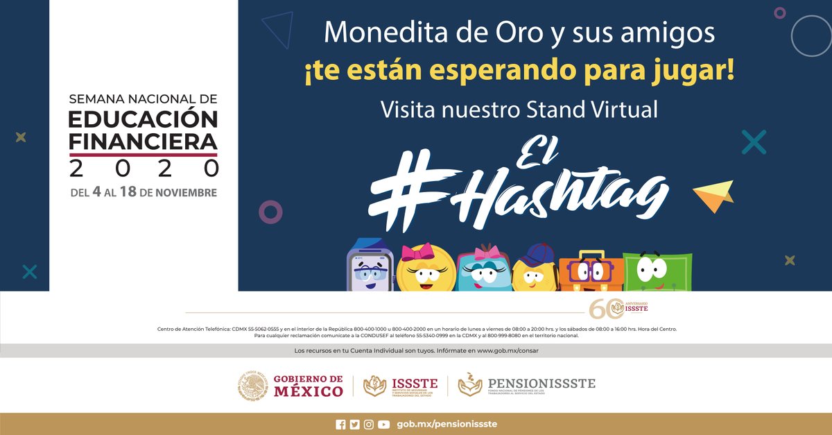 PENSIONISSSTE_'s tweet photo. Juegos, videos y actividades te esperan en el stand #ElHashtag de AFORE PENSIONISSSTE en esta #SNEF2020 ¡sin salir de casa! Inicia el recorrido aquí➡️  https://t.co/DdqAiunDRX https://t.co/v5huJDfXmF