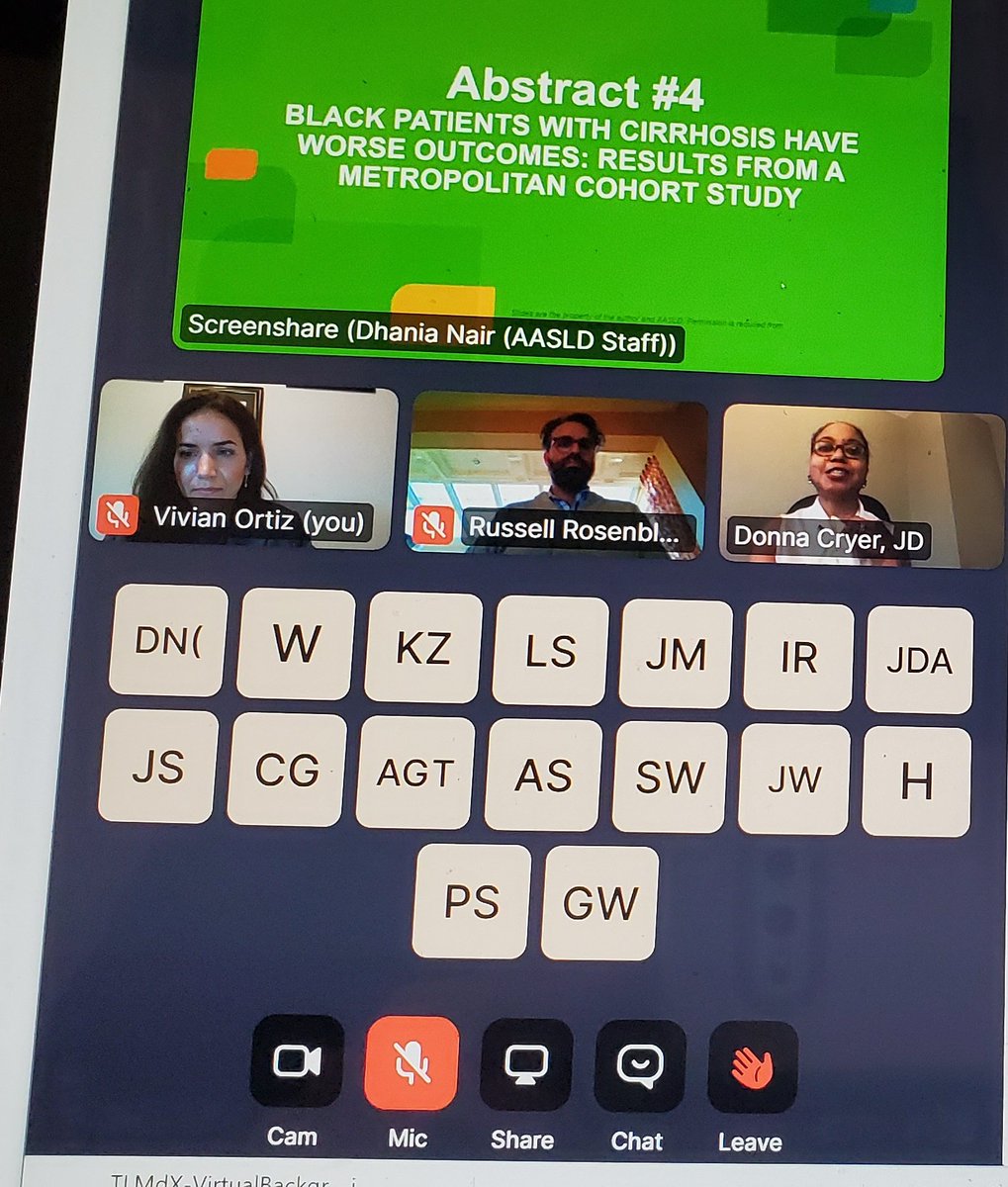 VivianOrtizMD's tweet photo. Honored to have been able to give public health abstract tour with @DCPatient and @rrosenblattmd. Loved the engagement, discussions and witnessing collaborations form between attendees. @AASLDtweets #TLMdX #LiverMtg20 #livertwitter #publichealth https://t.co/SLon6PKI7r