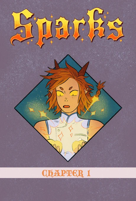 I compiled the first chapter of Sparks together into a free PDF on gumroad! If you're interested in the comic but didn't want to have to use tapas or webtoon to read it- this one's for you!
✨
41 black and white pages! 
Fantasy/action/BL
https://t.co/Vse0BvGI5m 