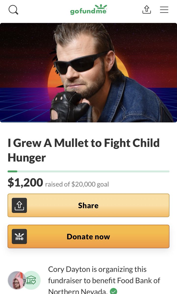 AJKirsch's tweet photo. Every year, #HeadlockOnHunger pro wrestling show raises $ and donates food to hungry families.

Due to COVID, that show won’t happen this year.

Instead, the organizer grew a mullet (🤷‍♂️) and launched a @gofundme.

Plz take a look and consider donating!

https://t.co/TAEv3kHn7G https://t.co/zj6s1LNeWZ